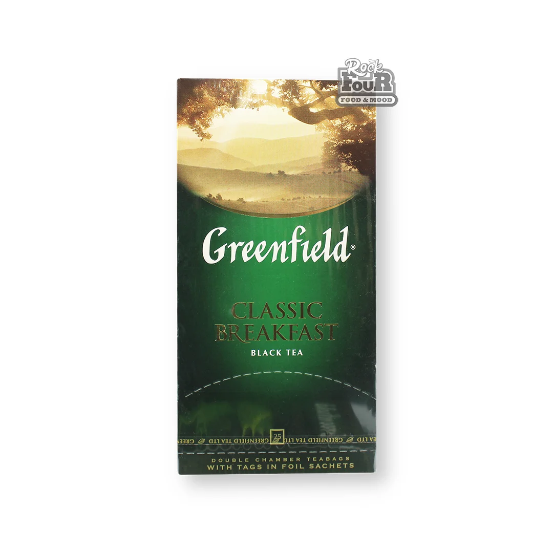 Black tea "Greenfield Classic Breakfast" baikhovy 25pcs